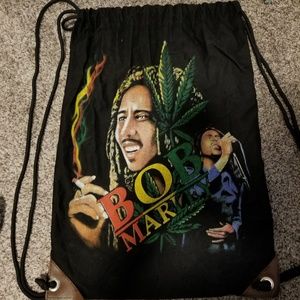 Bob marley drawstring backpack